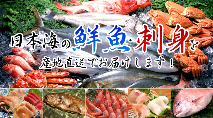 日本海の鮮魚・刺身を産地直送でお届けします！